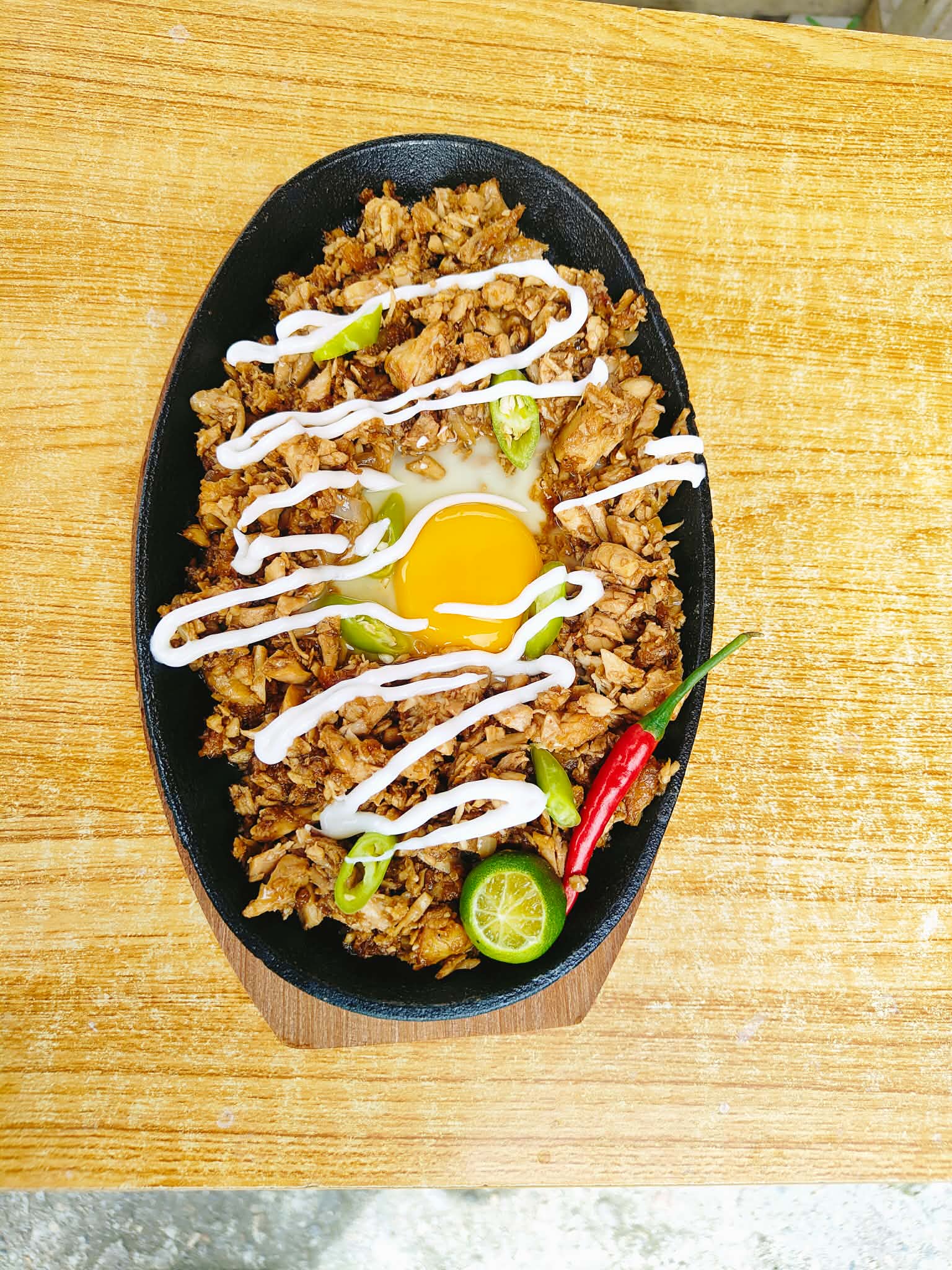 Chicken Sisig Platter